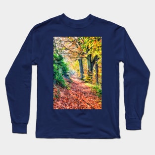 Autumn Leaves Walk Long Sleeve T-Shirt